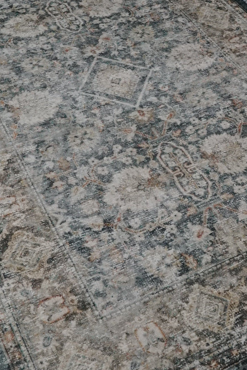 Eve Plush Woven Rug in Antique Grey 200 x 300