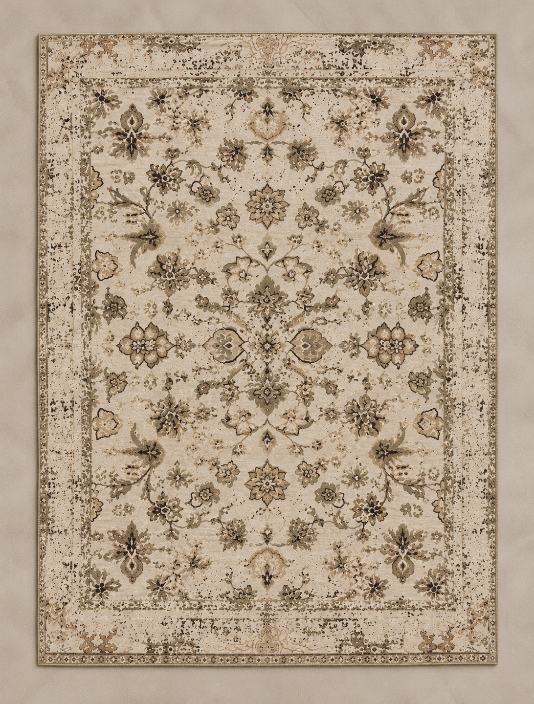 Natural Antique Cotton Rug - 120x180