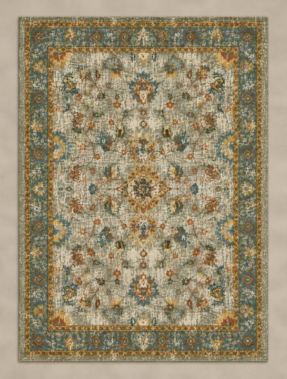 Antique Printed Cotton Rug Multi - 120x180