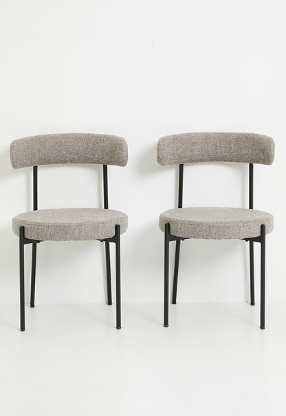 Emery Dining Chair set of 2 - Natural