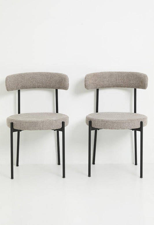 Emery Dining Chair set of 2 - Natural