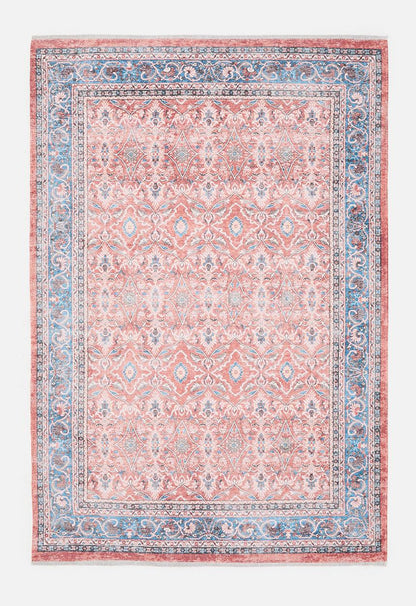 Eve Plush Woven Floral Rug Rust - 160 x 230