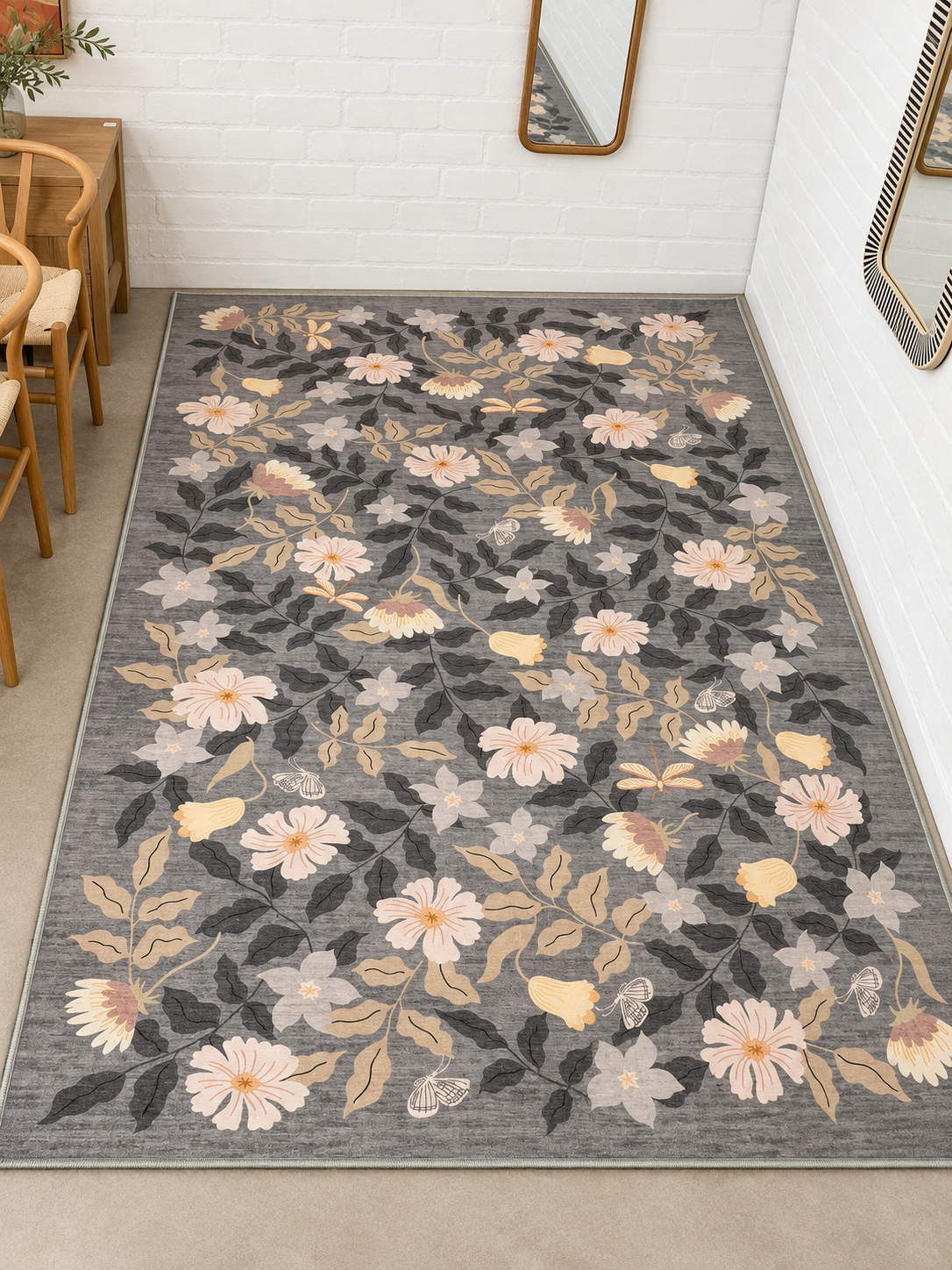 Floral Rug Multi - 160x230