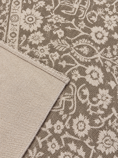 Neutral & Beige Cotton Rug - 120x180