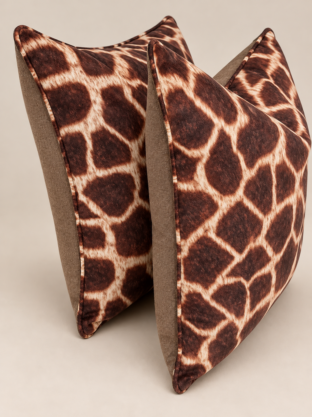 Savanna Giraffe Scatter Cushion Cover - 60x60
