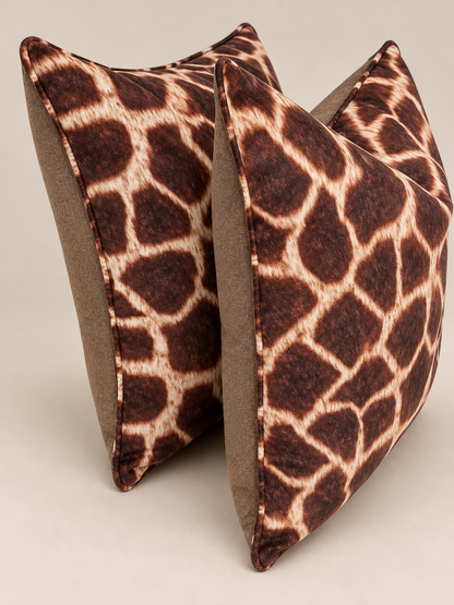 Savanna Giraffe Scatter Cushion Cover - 60x60