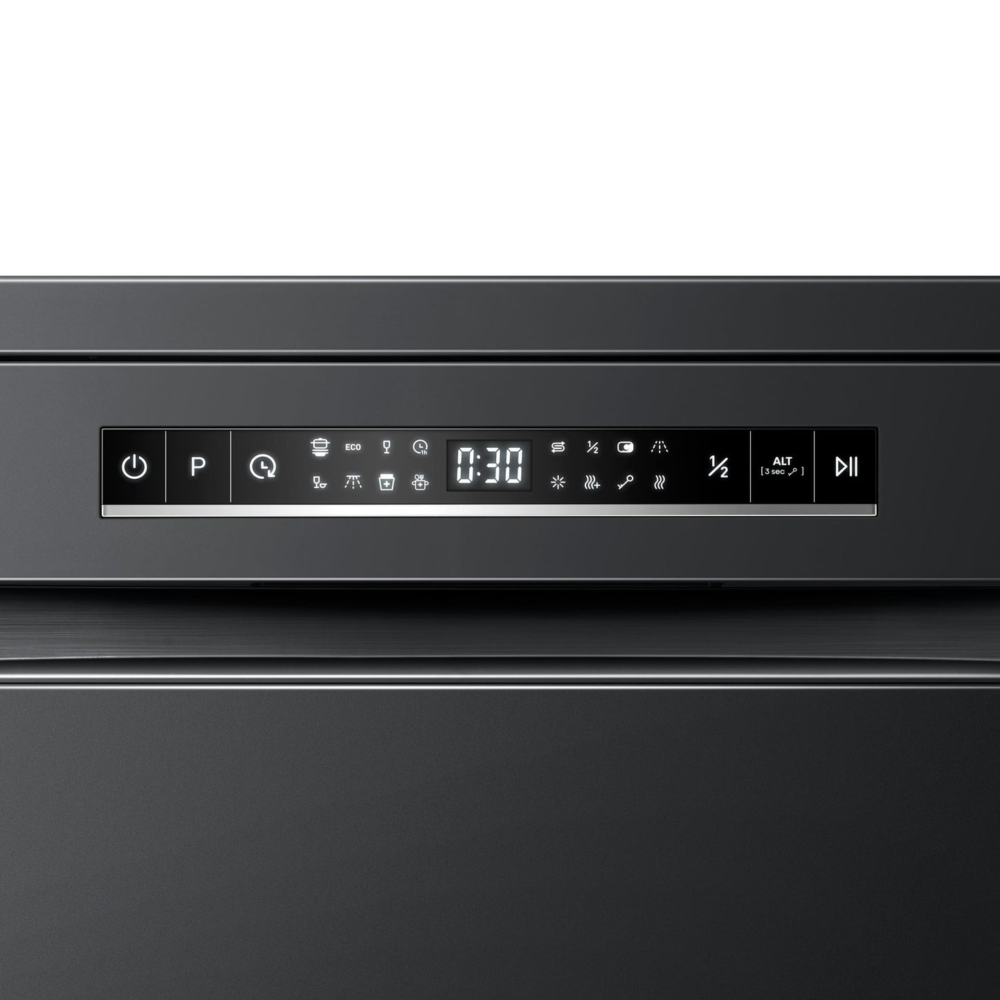 Hisense 15 place Dishwasher with LED Display - Black
