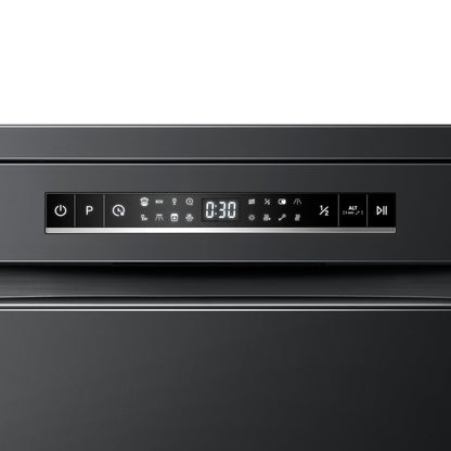 Hisense 15 place Dishwasher with LED Display - Black