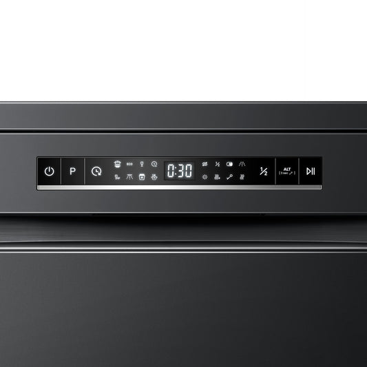 Hisense 15 place Dishwasher with LED Display - Black