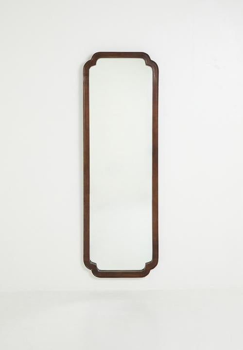 Wooden Full Length Mirror - Natural