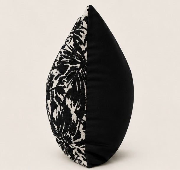 Monochrome Palm Scatter Cushion Cover - 60x60