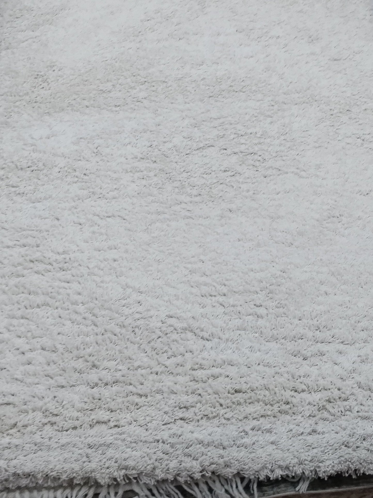 White Shaggy Rug 160 x 230