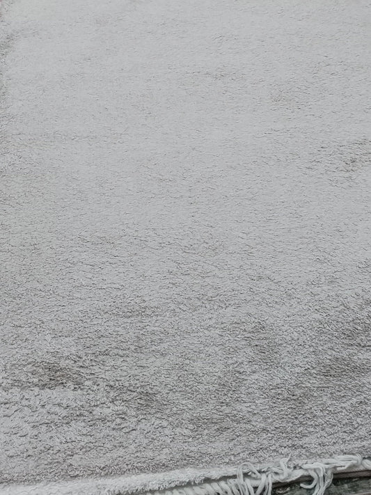 Cream Chenille Rug 160 x 230