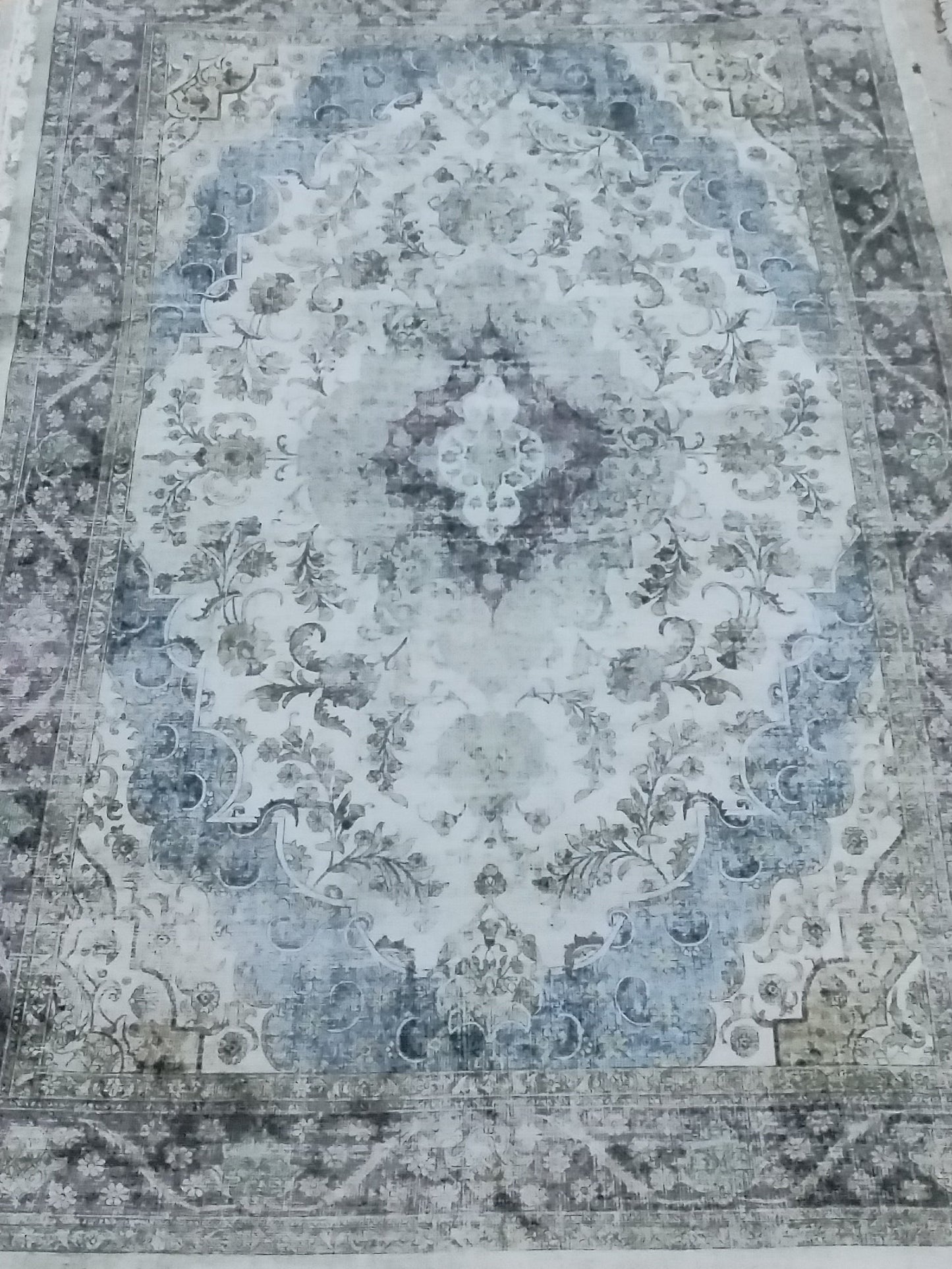 Vintage Turkish Oushak Wool Rug 160 x 230