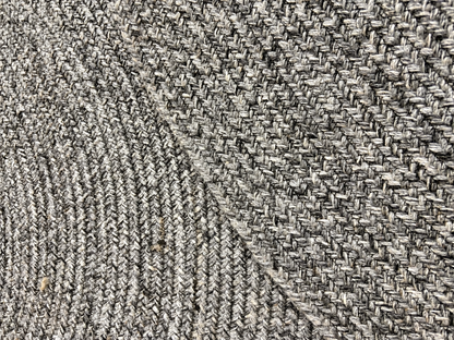 Grey Round Braid Woven Indoor/Outdoor Rug - 200cm Diameter