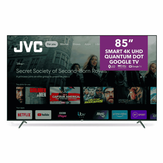 JVC – 85-inch 4K UHD QLED Smart TV – LT-85NQ7145