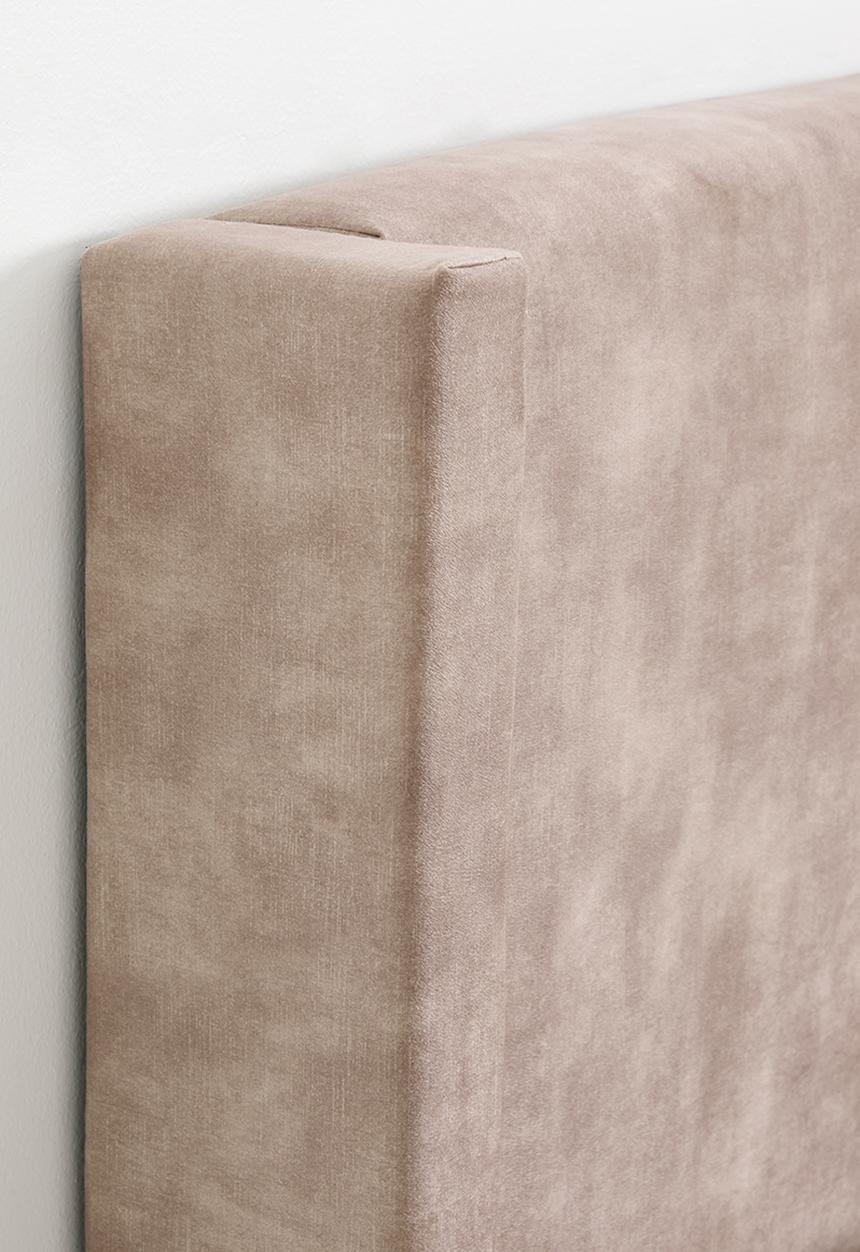 Mary Upholstered Bed - Taupe - King