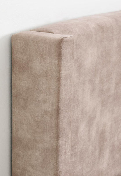 Mary Upholstered Bed - Taupe - King