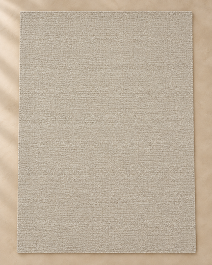 Wool & Cotton Blend Rug Natural - 160x230