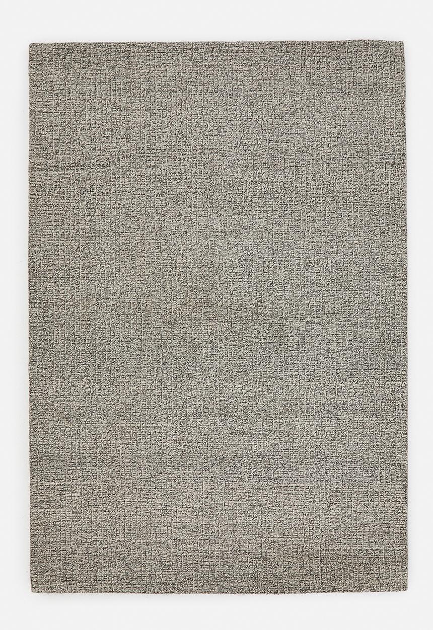 Monaco Wool & Cotton Blend Rug Grey Mar - 200 x 300