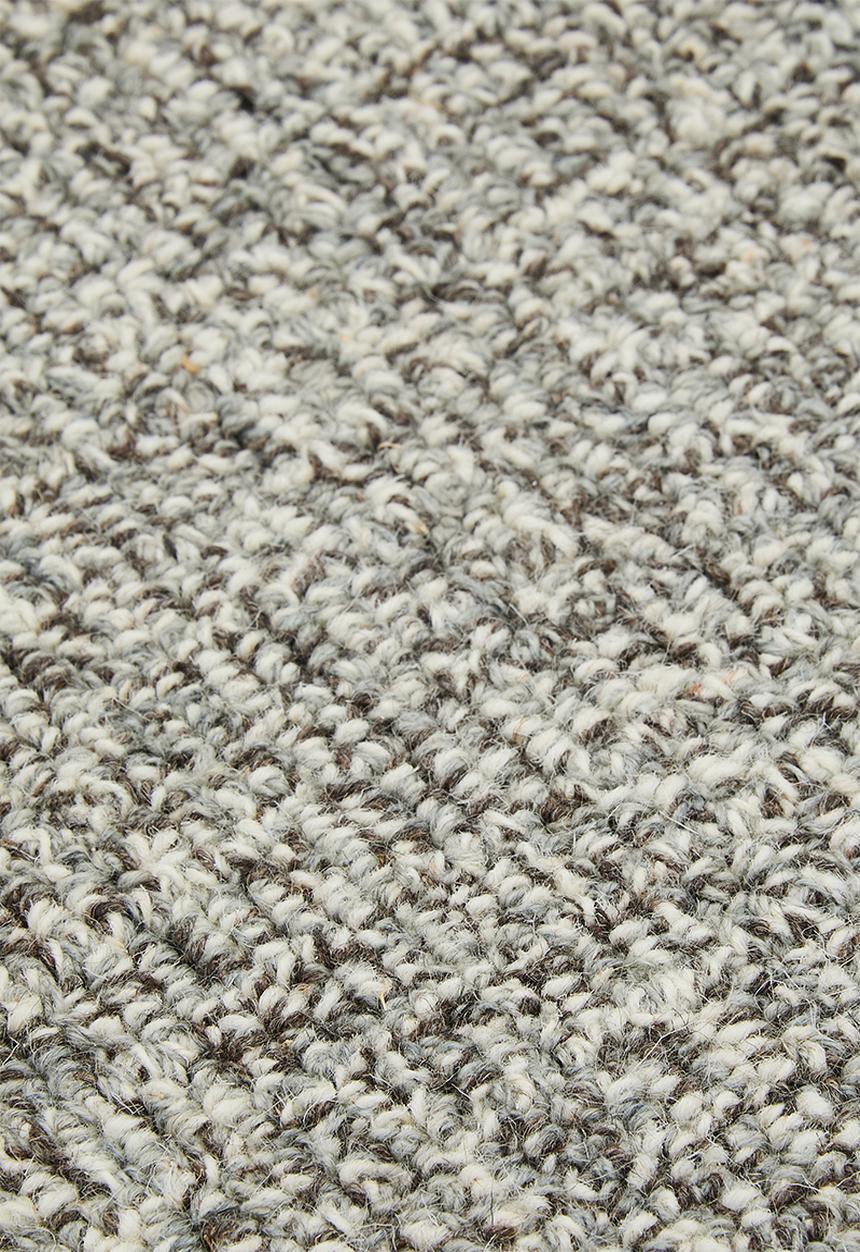 Monaco Wool & Cotton Blend Rug Grey Mar - 200 x 300