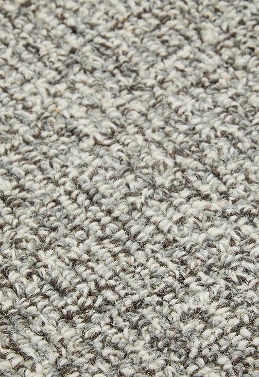 Monaco Wool & Cotton Blend Rug Grey Mar - 200 x 300