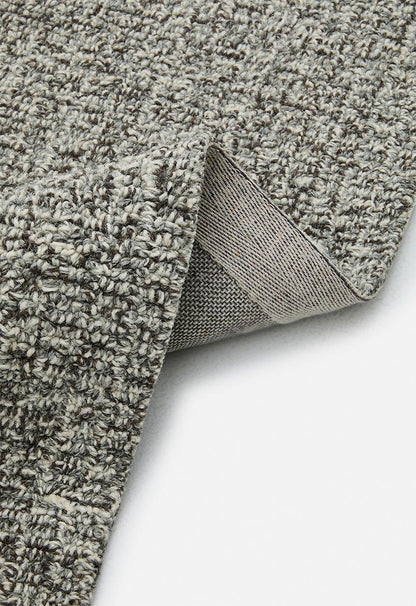 Monaco Wool & Cotton Blend Rug Grey Mar - 200 x 300
