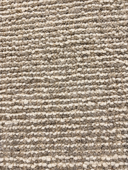 Natural Handwoven Wool Blend Round Rug - 200cm Diameter