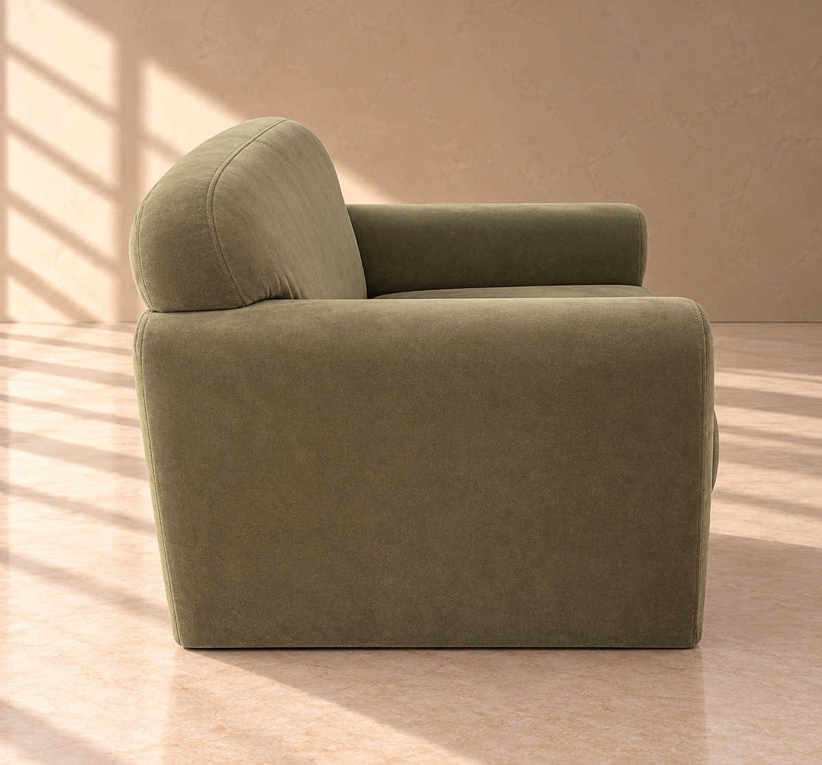 Olive Green Arm Chair