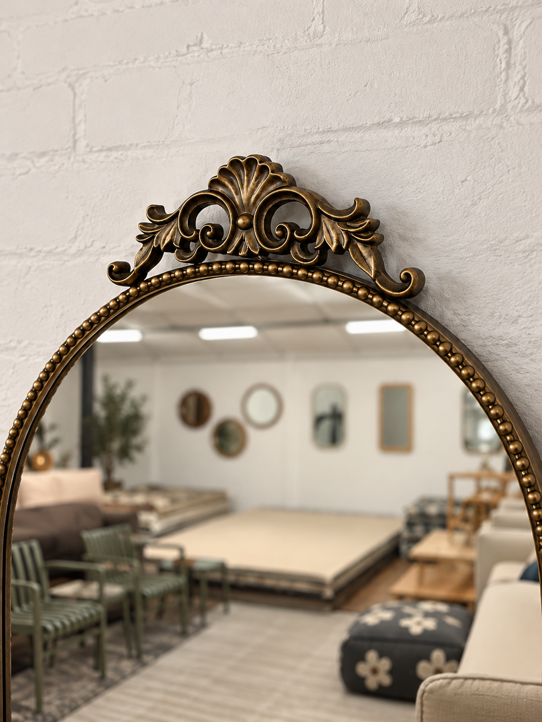 Vintage Mirror - Gold