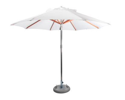 Cape Umbrellas - 3m Premium Line Seapoint Octagonal Umbrella - White