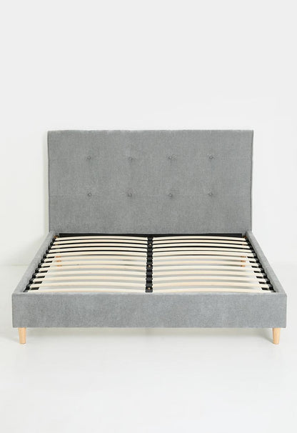 Prima Upholstered Bed – Grey (King)