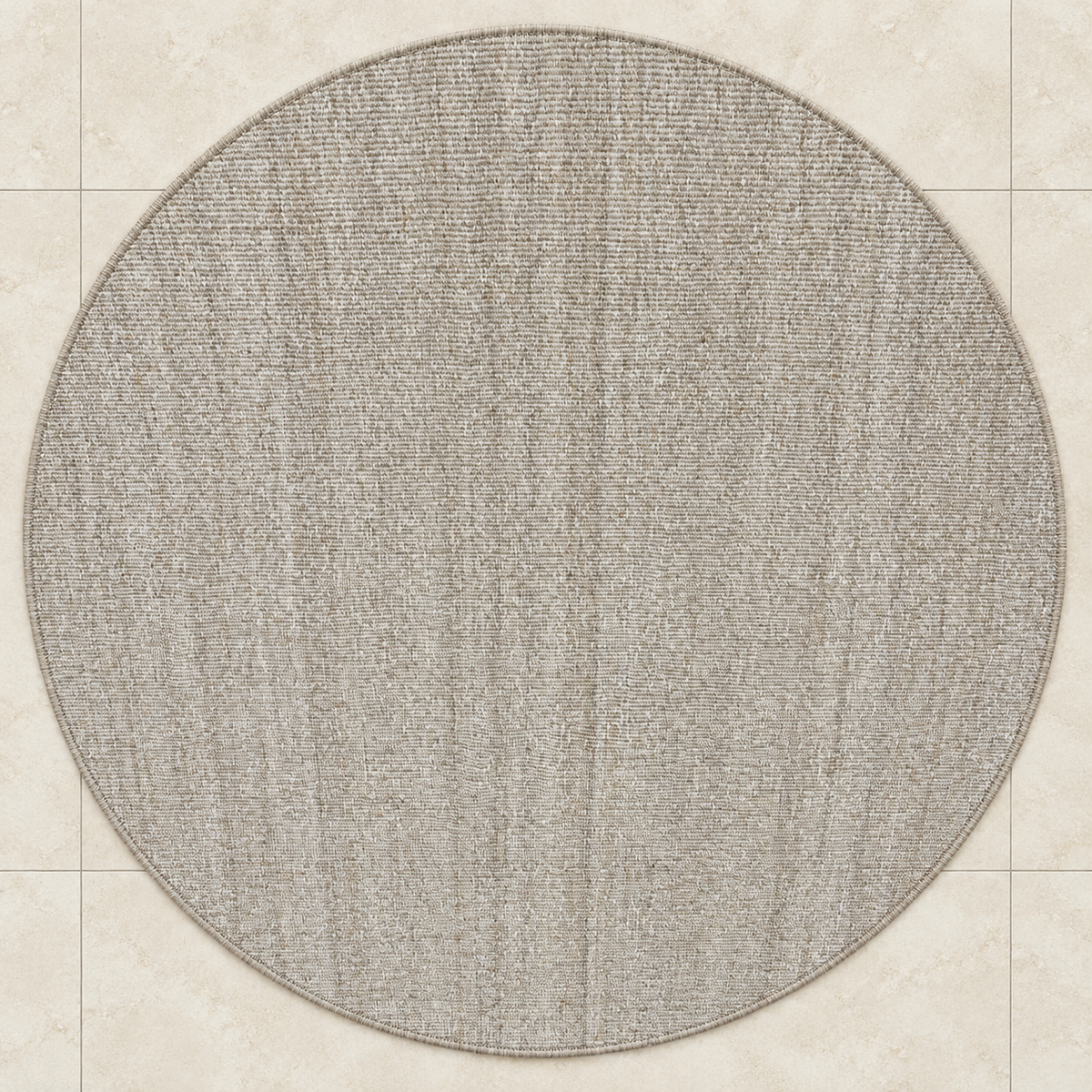 Indoor/Outdoor Rug Natural Grey - 250cm Diameter