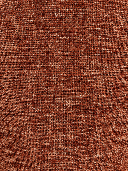 Rust Armless Swivel Chair