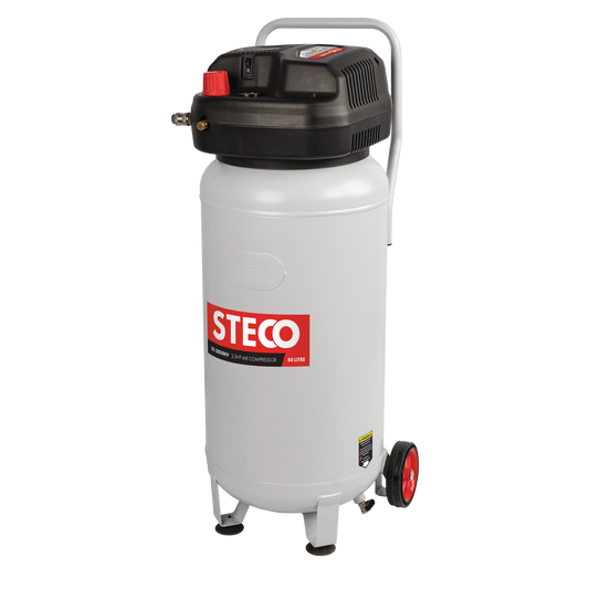 Steco Sc-2050nv 50l Oil-Less Vertical Air Compressor 1.5hp - Sc-2050nv steco 50l oil-less vertical air compressor 1.5hp