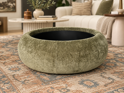 Coffee Table & Storage Ottoman – Olive
