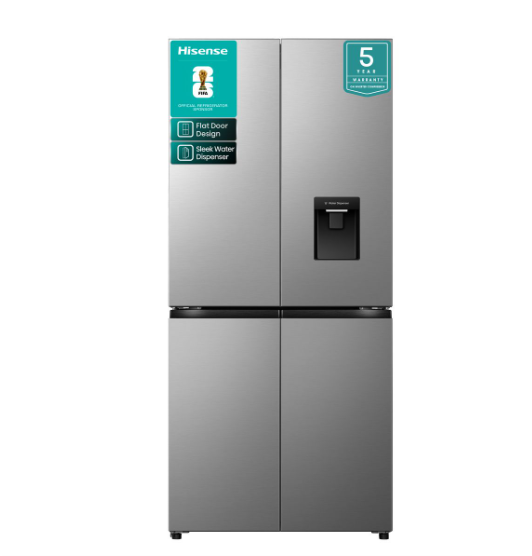 Hisense 394L PureFlat Door Fridge with Durable Inverter and Water Dispenser