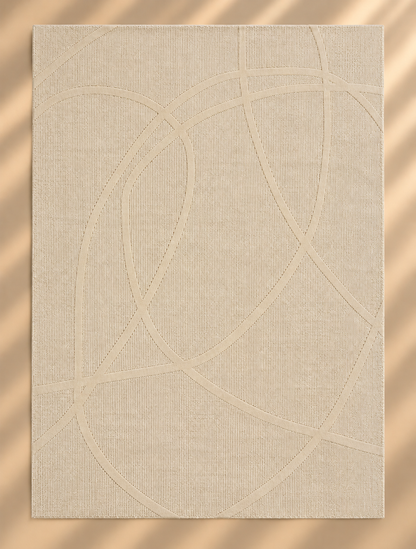 Tufted Rug Natural - 160x230