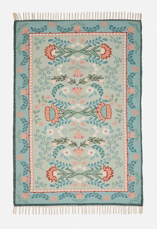 Sophie Cotton Blend Printed Rug – Multi