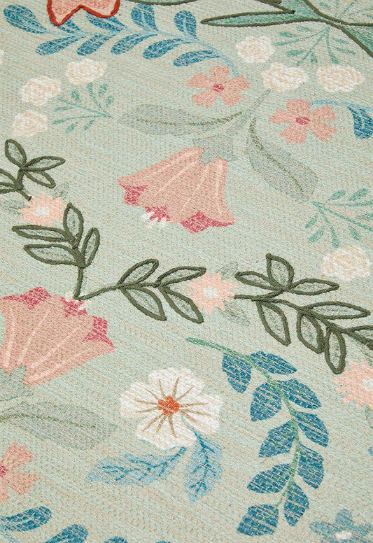 Sophie Cotton Blend Printed Rug – Multi
