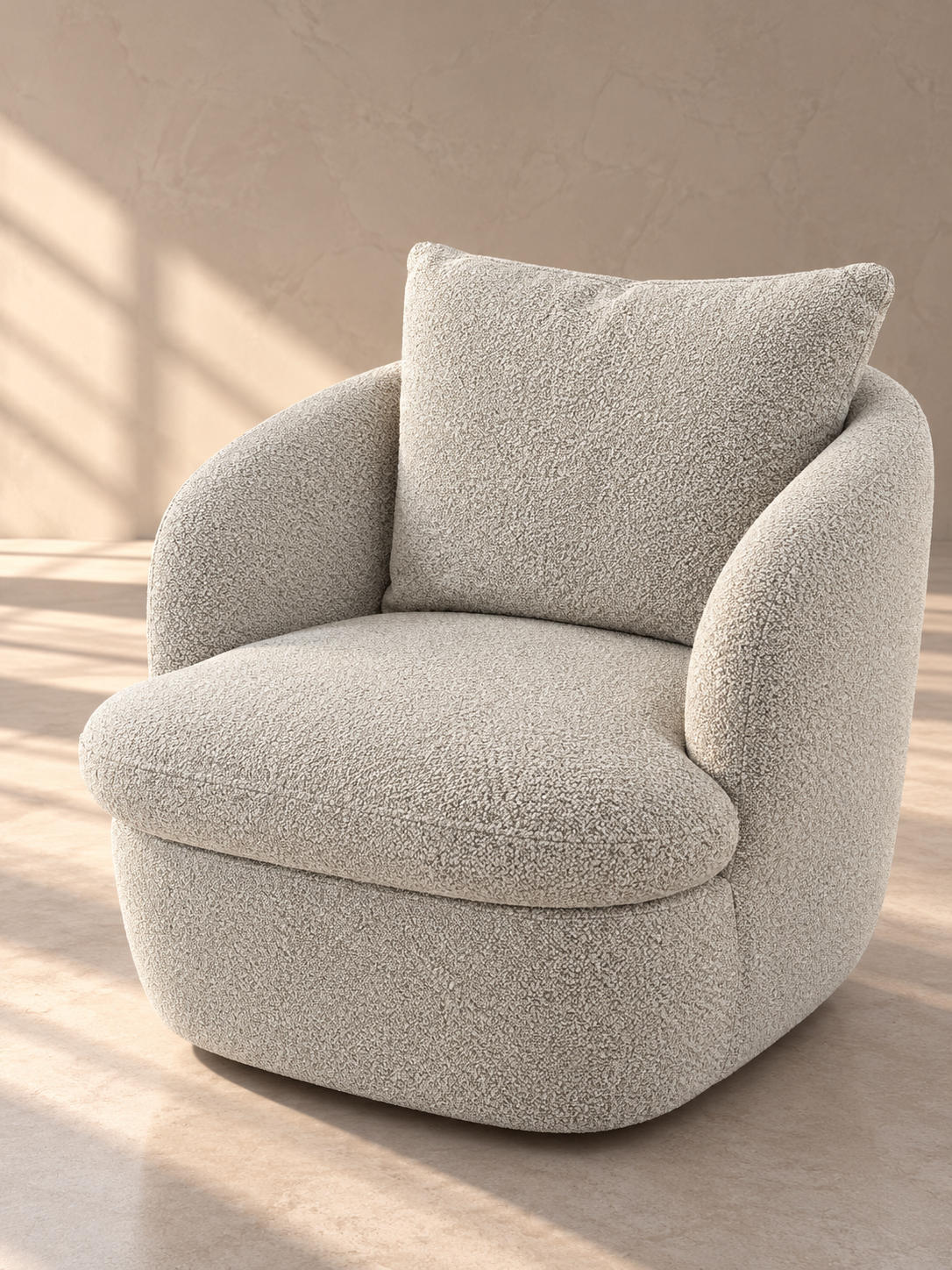 Natural Swivel Chair