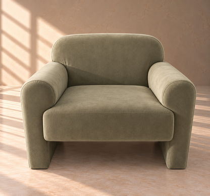 Olive Green Arm Chair