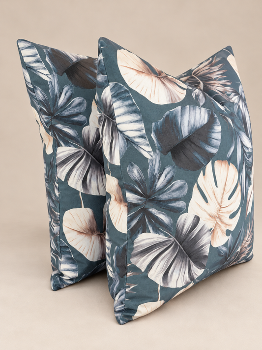 Palmera Tropical Leaf Scatter Cushion Covers - 60x60