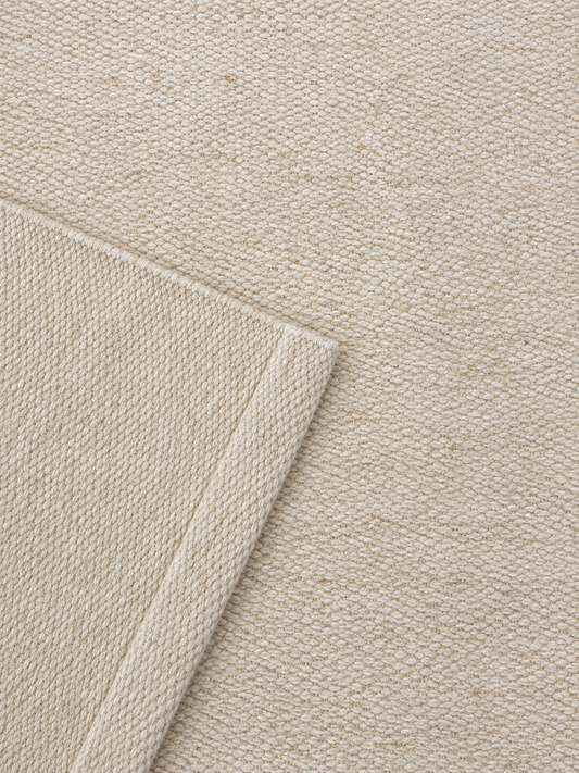 Woven Wool Blend Rug Natural - 160x230