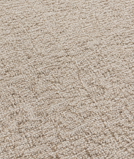 Wool & Cotton Blend Rug Natural - 300x400