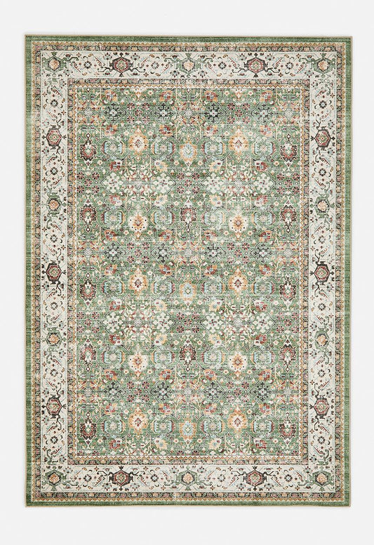 Vespra Floral Rug Sage - 160 x 230