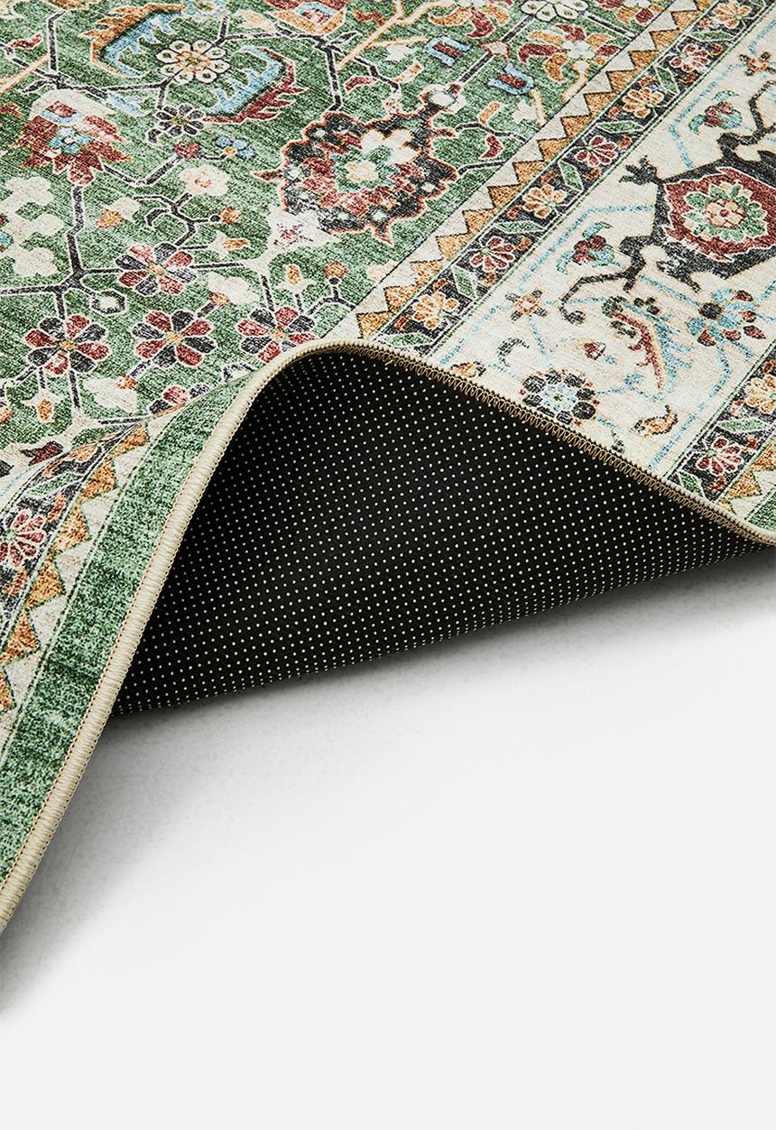 Vespra Floral Rug Sage - 160 x 230