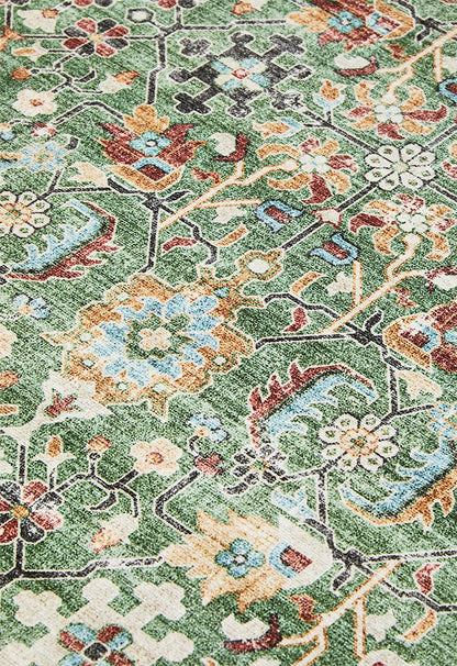 Vespra Floral Rug Sage - 160 x 230