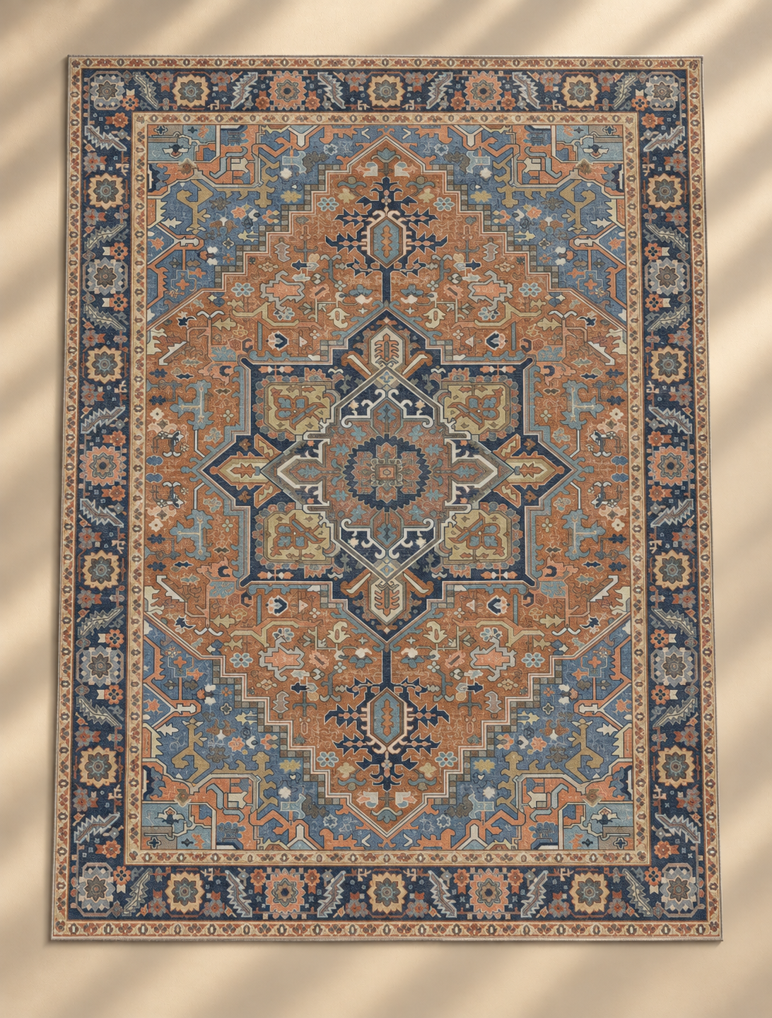 Vintage Antique Rug Rust - 160x230