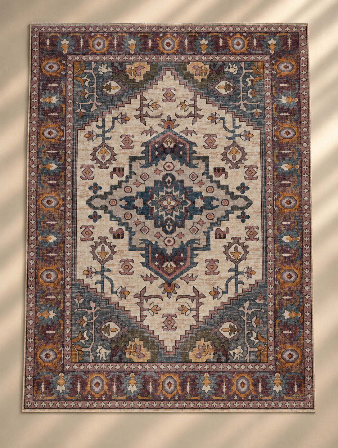 Printed Antique Rug - 160x230